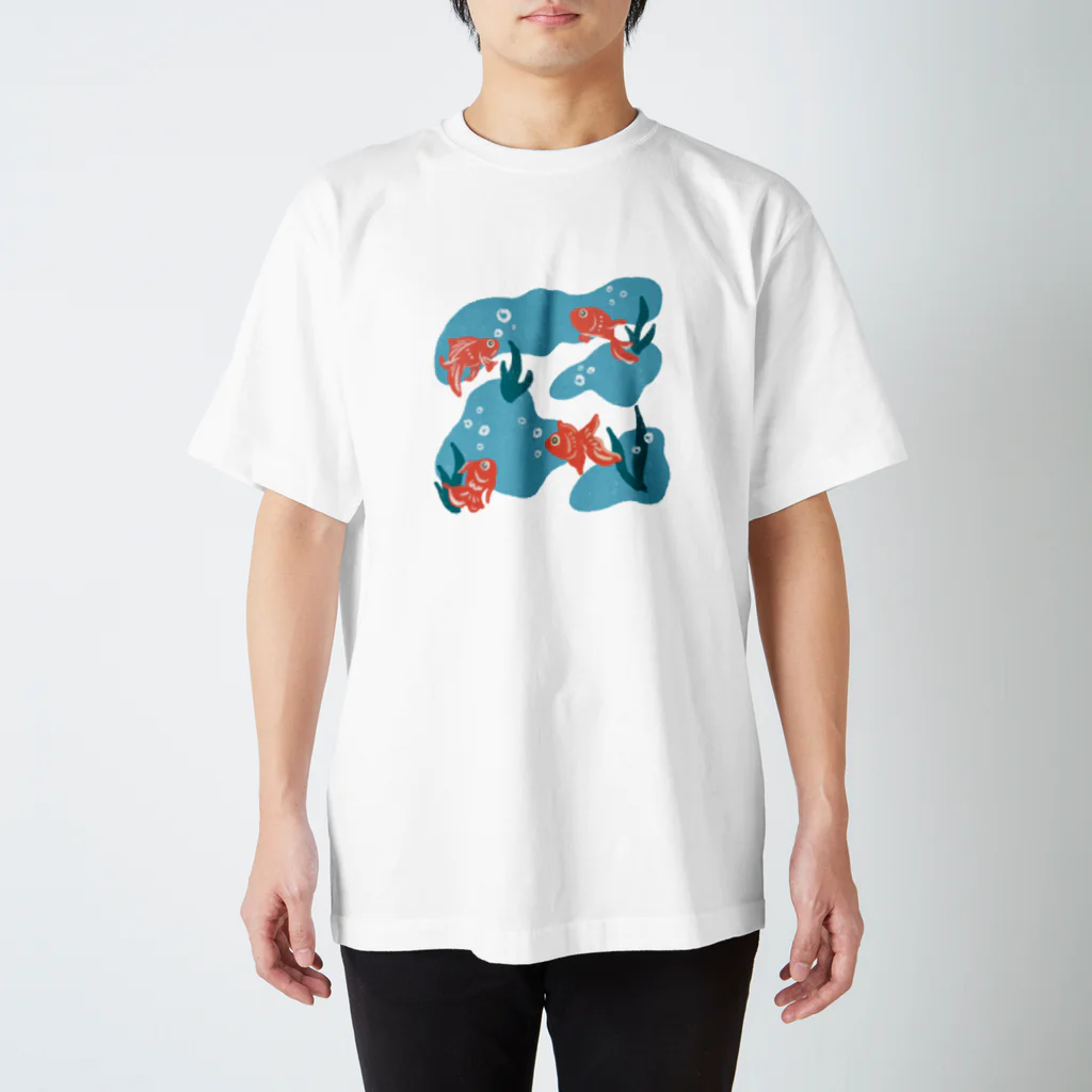 naty's doodlesのGoldenfish Regular Fit T-Shirt