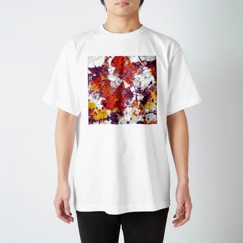 Yuri HoshoのAsian Flowers  スタンダードTシャツ