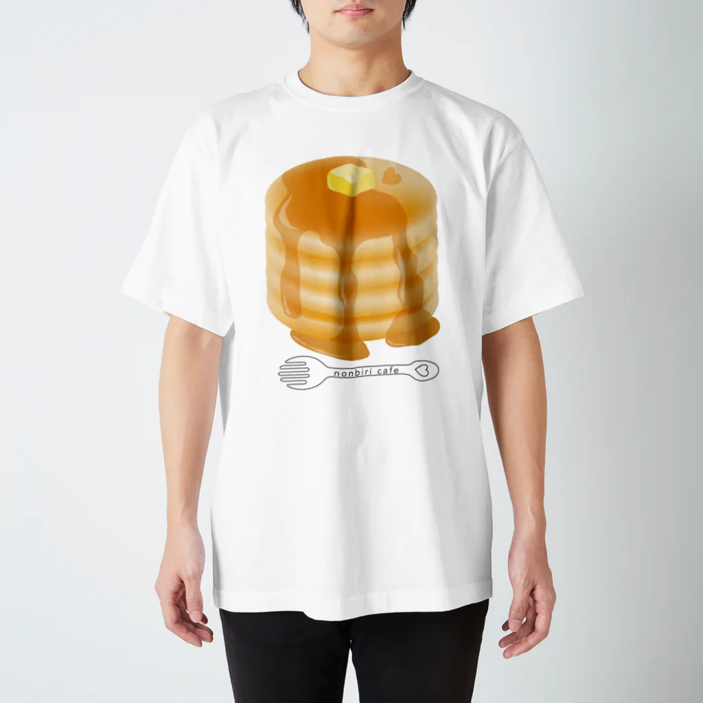 のんびりCafeの布屋さんのホットケーキ スタンダードTシャツ