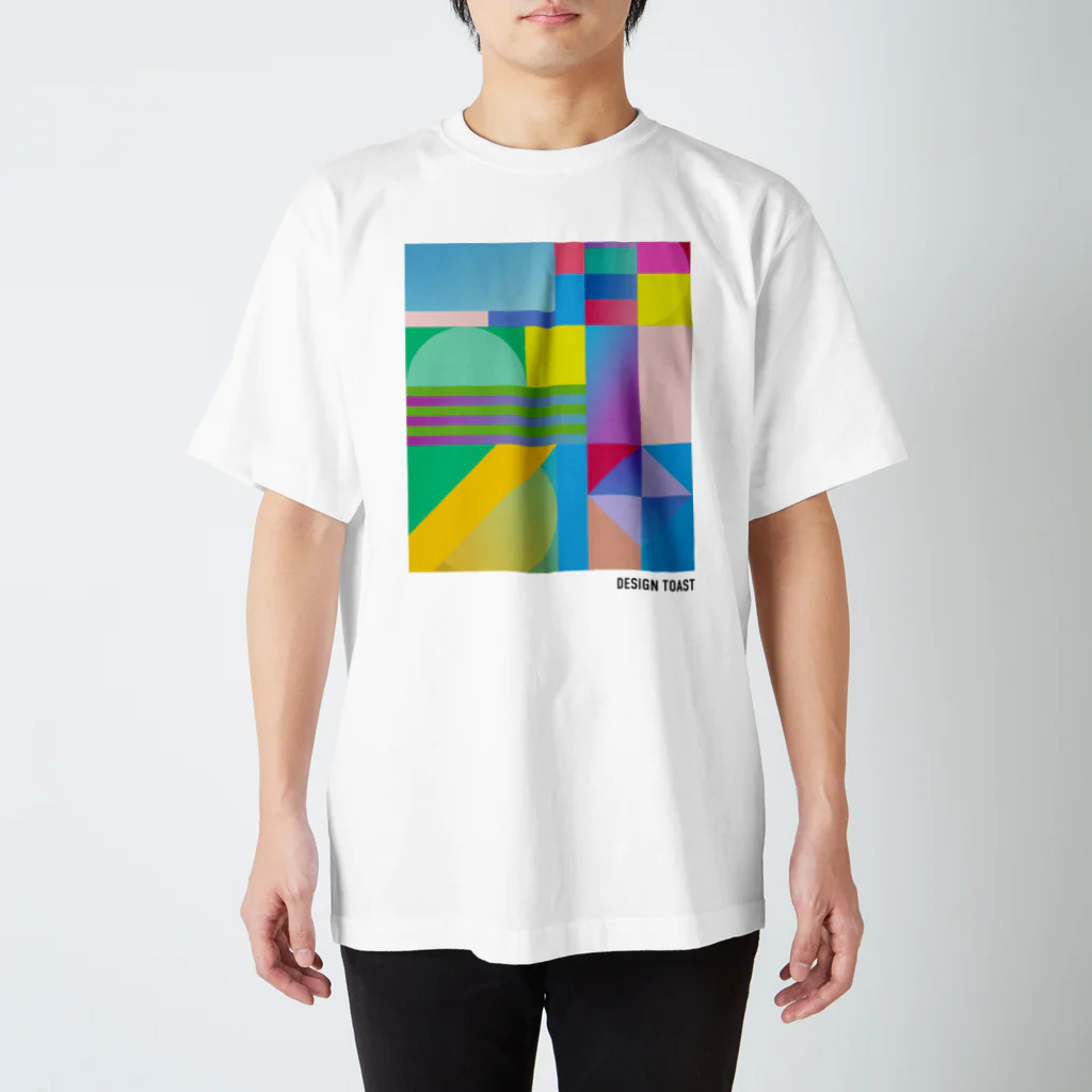 デザイントーストのパッチワーク Regular Fit T-Shirt