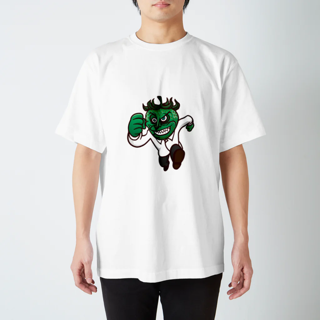 TAKAKIのGreen StrawberryTシャツ Regular Fit T-Shirt