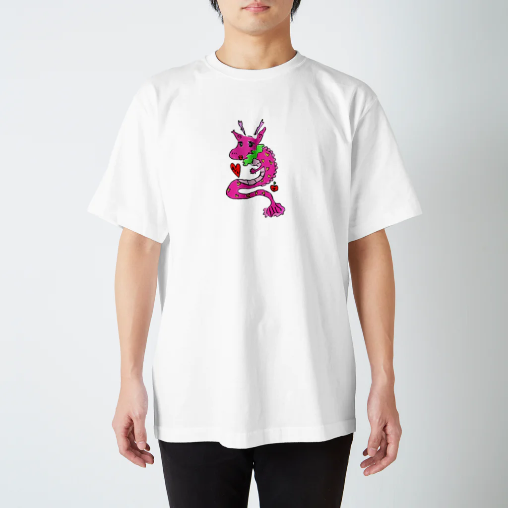 ぱんちゃぱんちゃな世界の幸せの龍ちゃん♡ スタンダードTシャツ