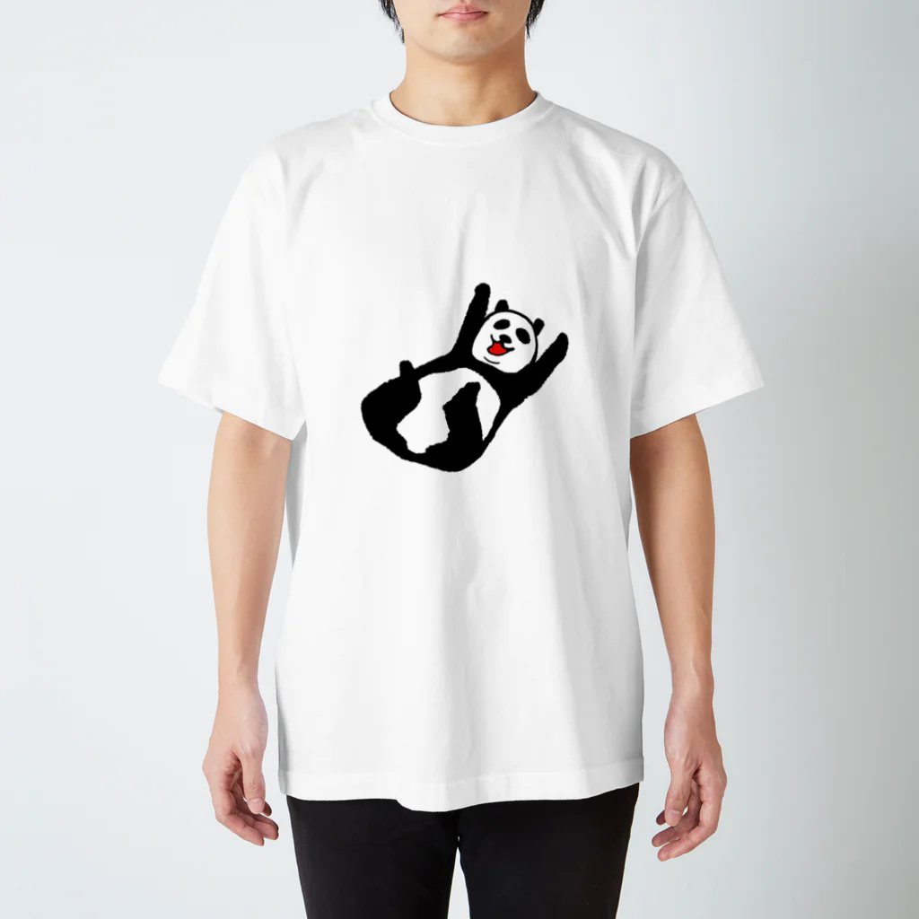 meimeimeitanのお手上げパンダ Regular Fit T-Shirt