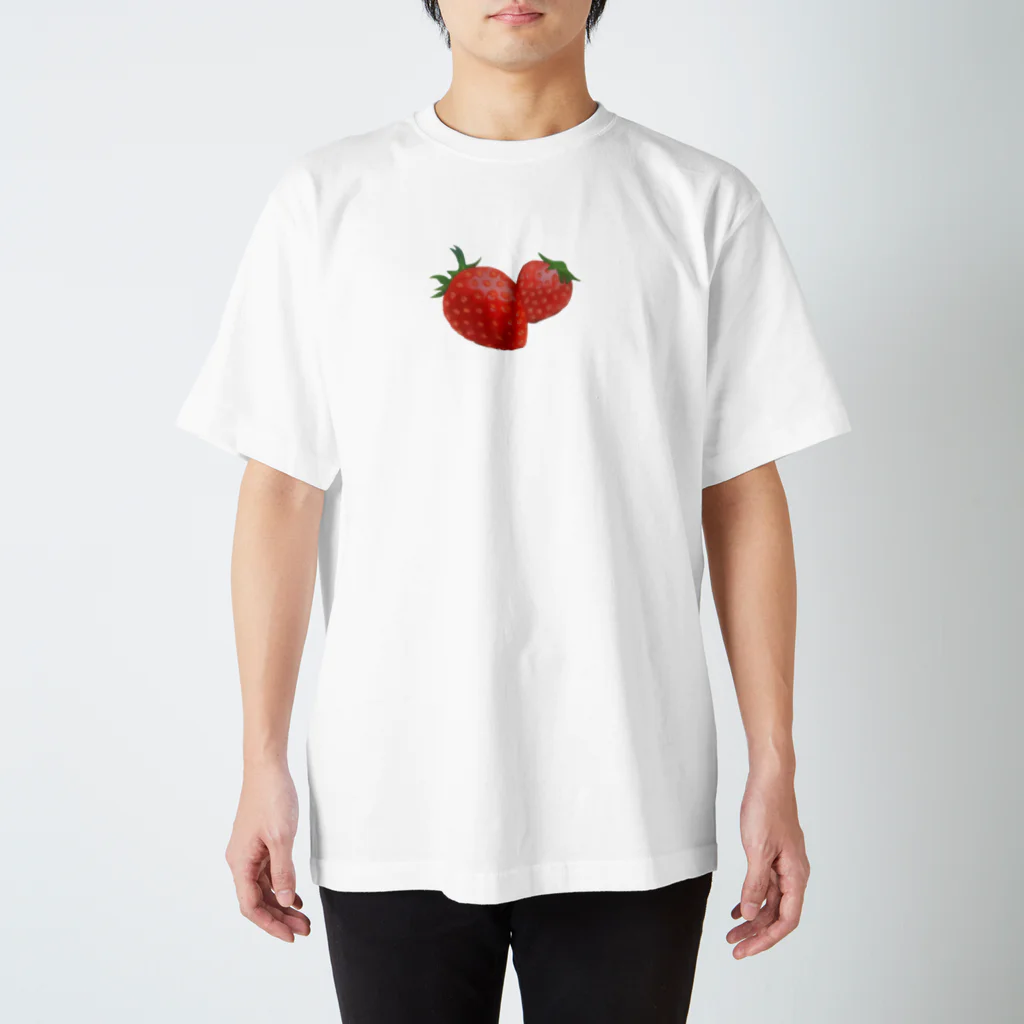 藤丸のいちごふたつ Regular Fit T-Shirt