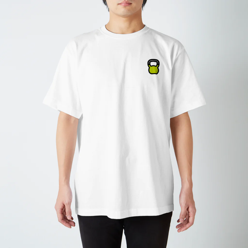 ICON GRAPHICA オフィシャルストアのケトルベル（イエロー） Regular Fit T-Shirt