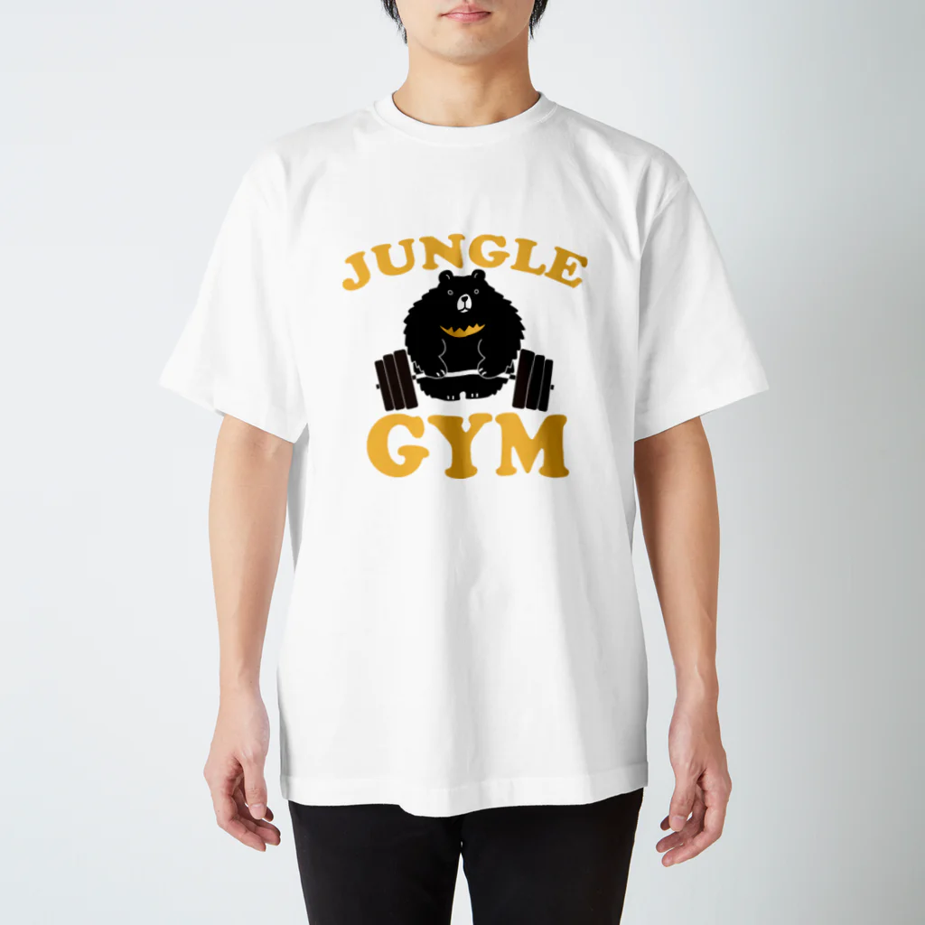 HARAWATAYAのジャングルジム（ツキノワグマ） Regular Fit T-Shirt