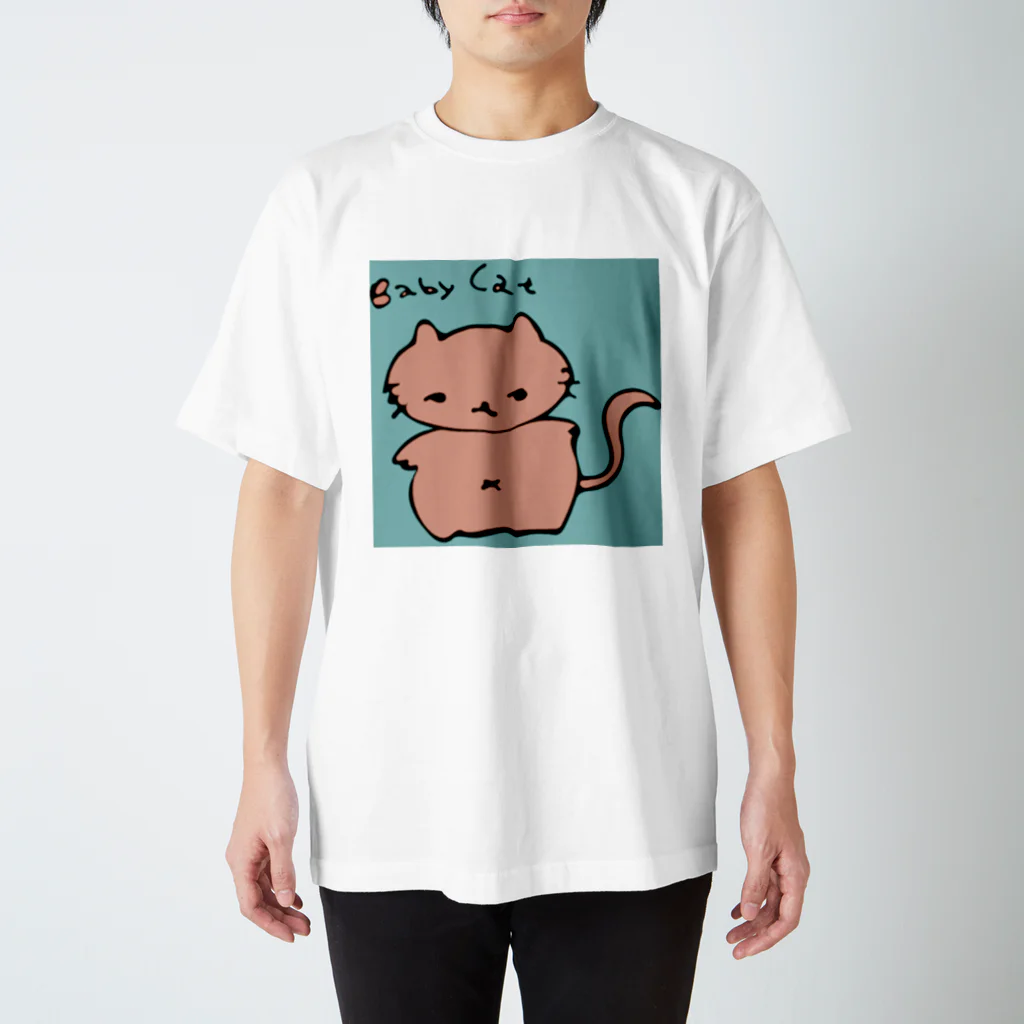 starseed🌟ねこのBabycat(ぴんくおれんじ) スタンダードTシャツ