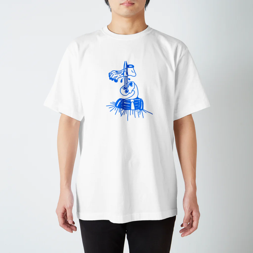 国宝東京 Primary-Tokyoのカミナリ あお スタンダードTシャツ