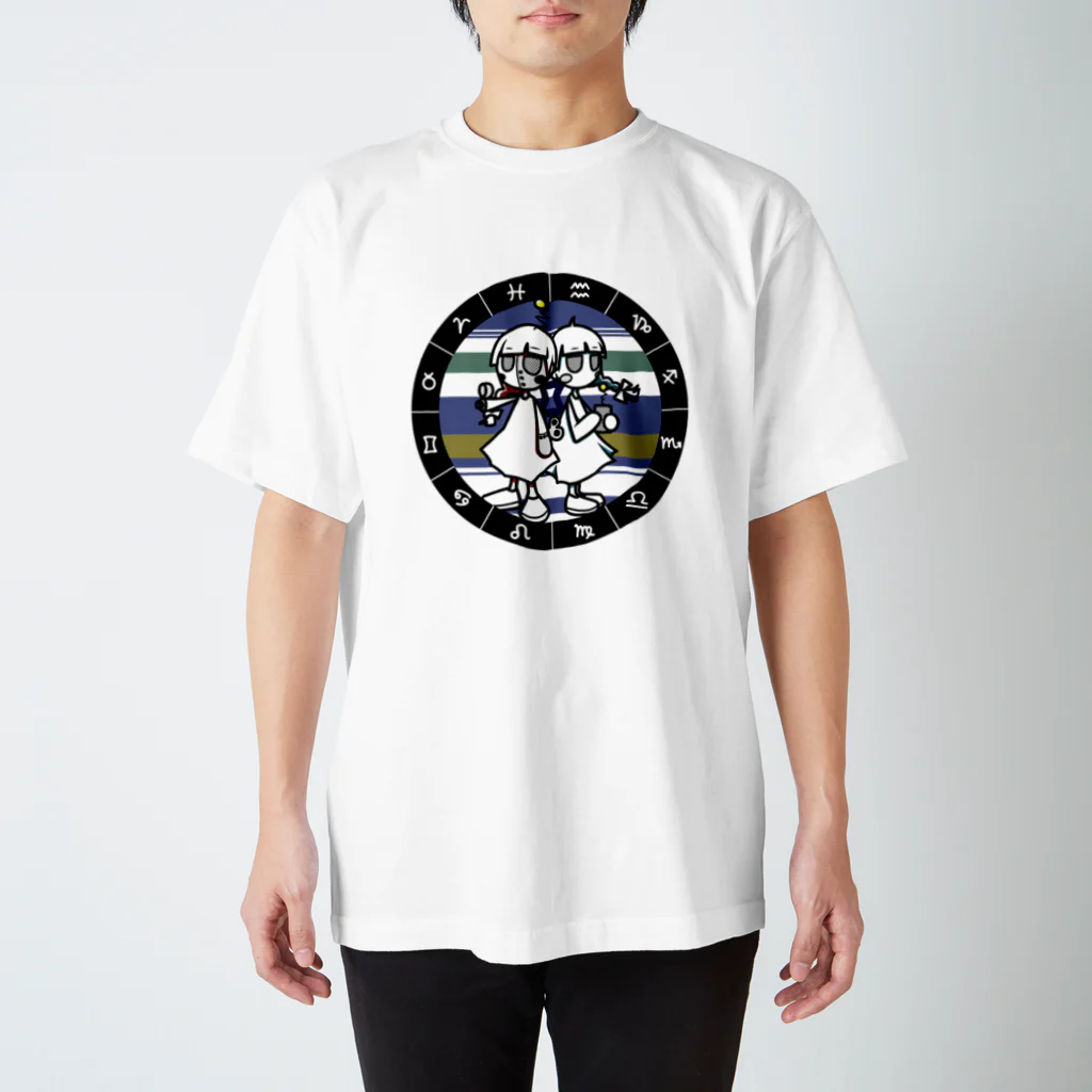 cosmicatiromのふたご座 パターン2 Regular Fit T-Shirt