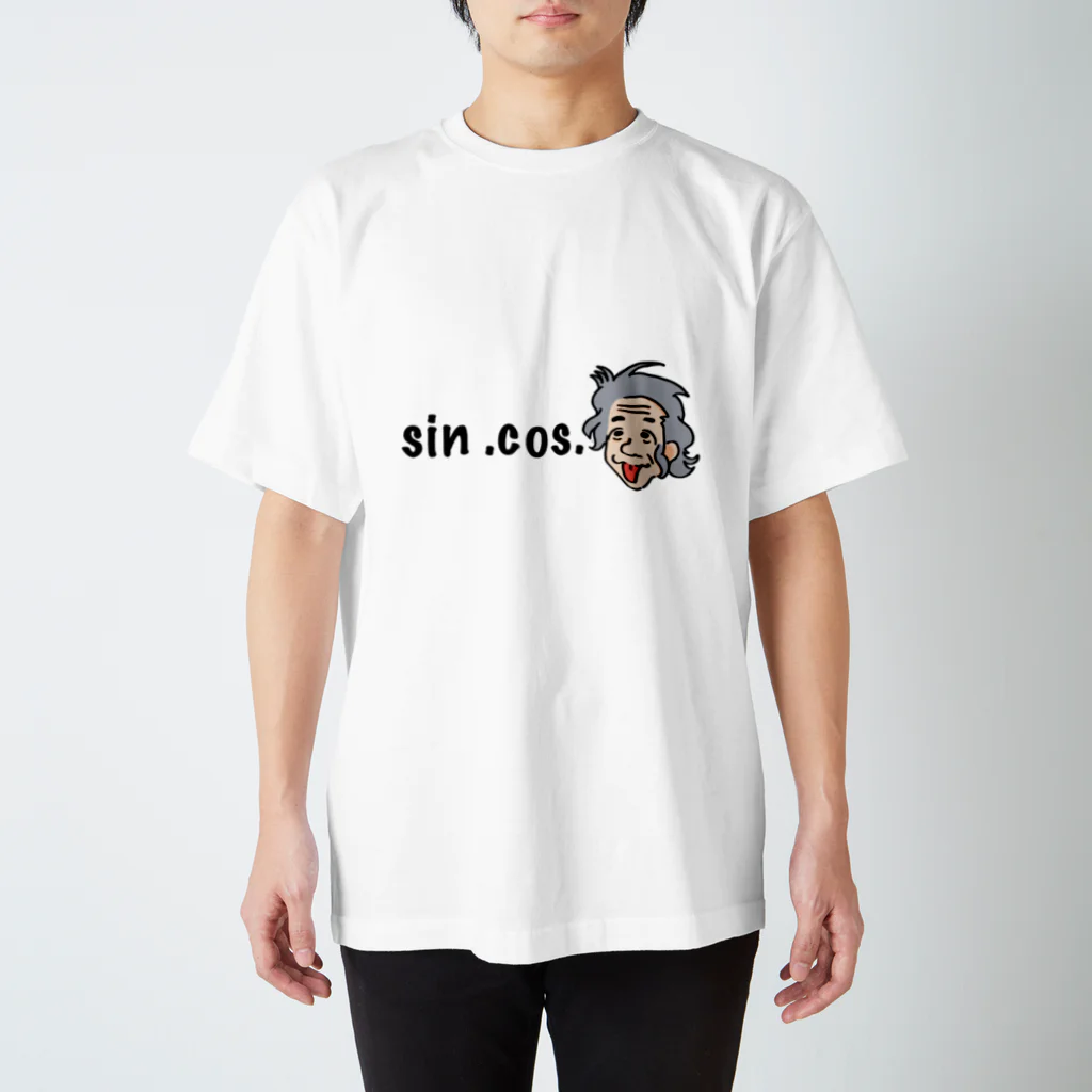 きのうのカエルさん🐸のsin cos アインシュタイン Regular Fit T-Shirt