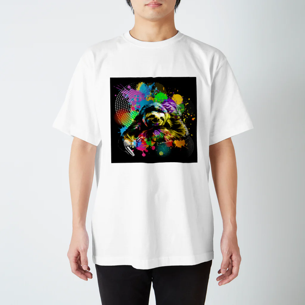 Animalismのナマケモノ×グラフィックアート Regular Fit T-Shirt