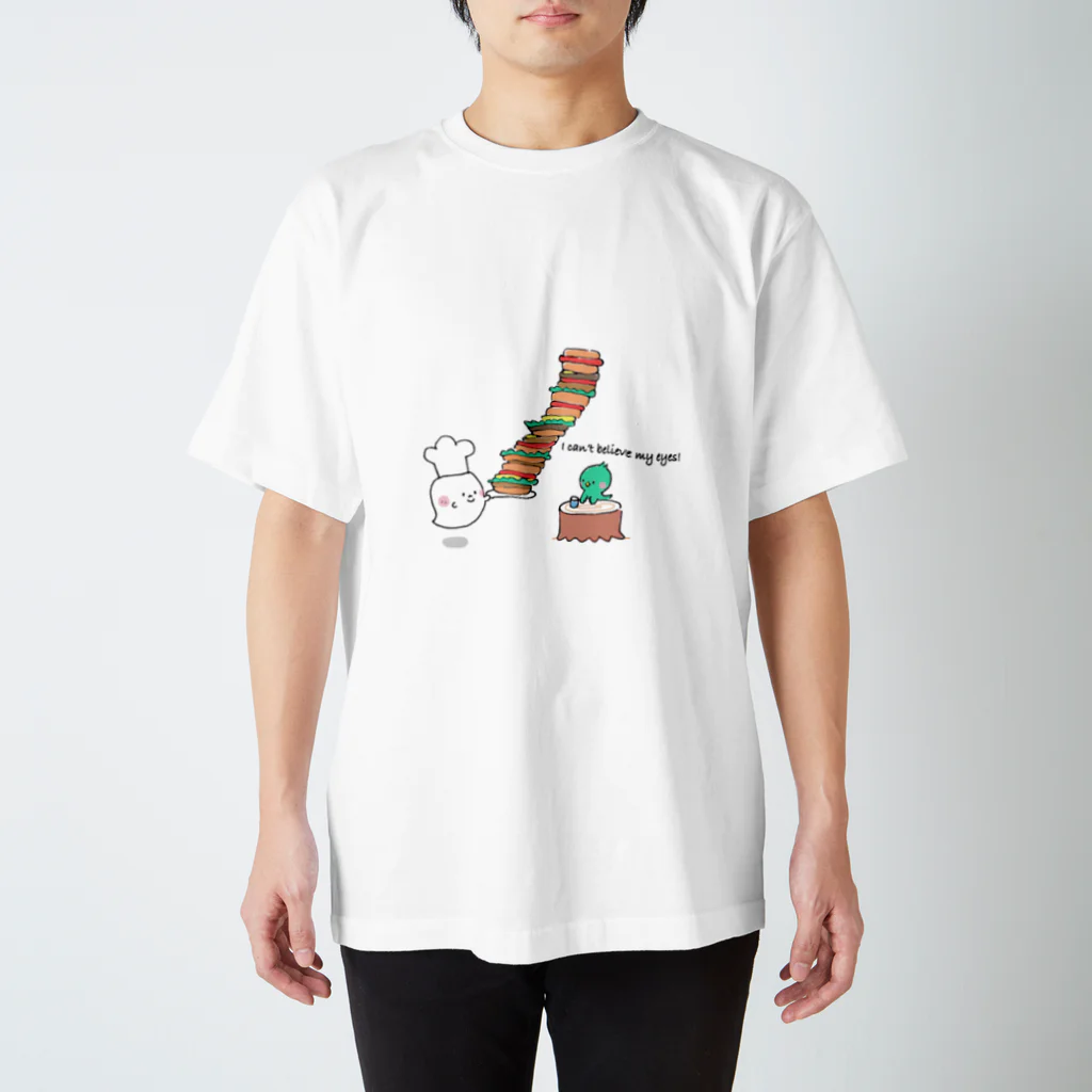 ゆこのバケ太郎と小鳥のソーちゃん♪ Regular Fit T-Shirt