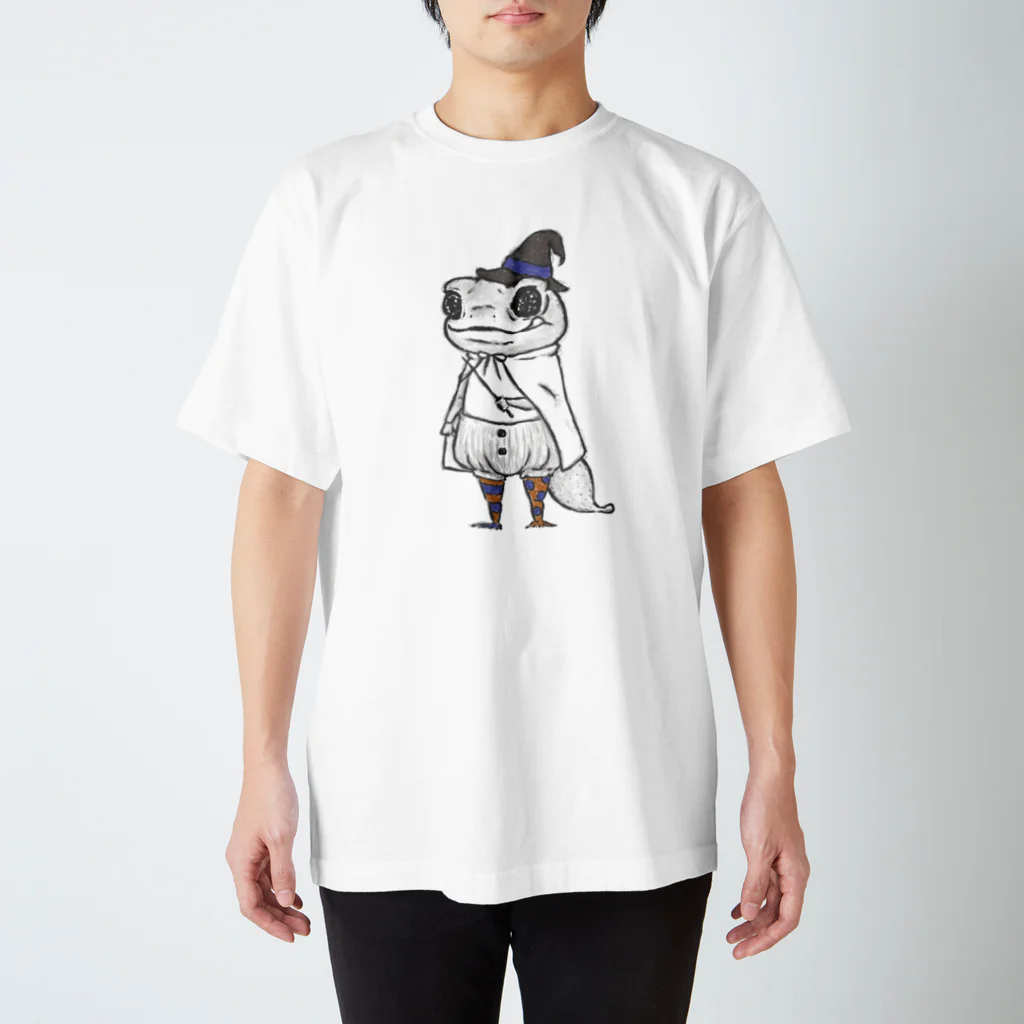 MIKAERUのナメハダタマオヤモリさん スタンダードTシャツ