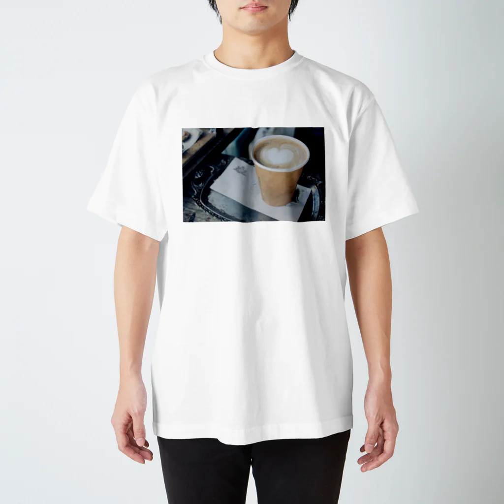 よしえのフォトT・フォトグッズのカフェラテ② スタンダードTシャツ