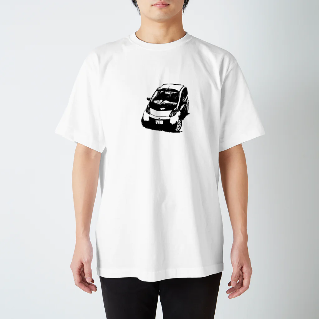 自然の写真とクルマのイラスト屋の軽自動車 スタンダードTシャツ