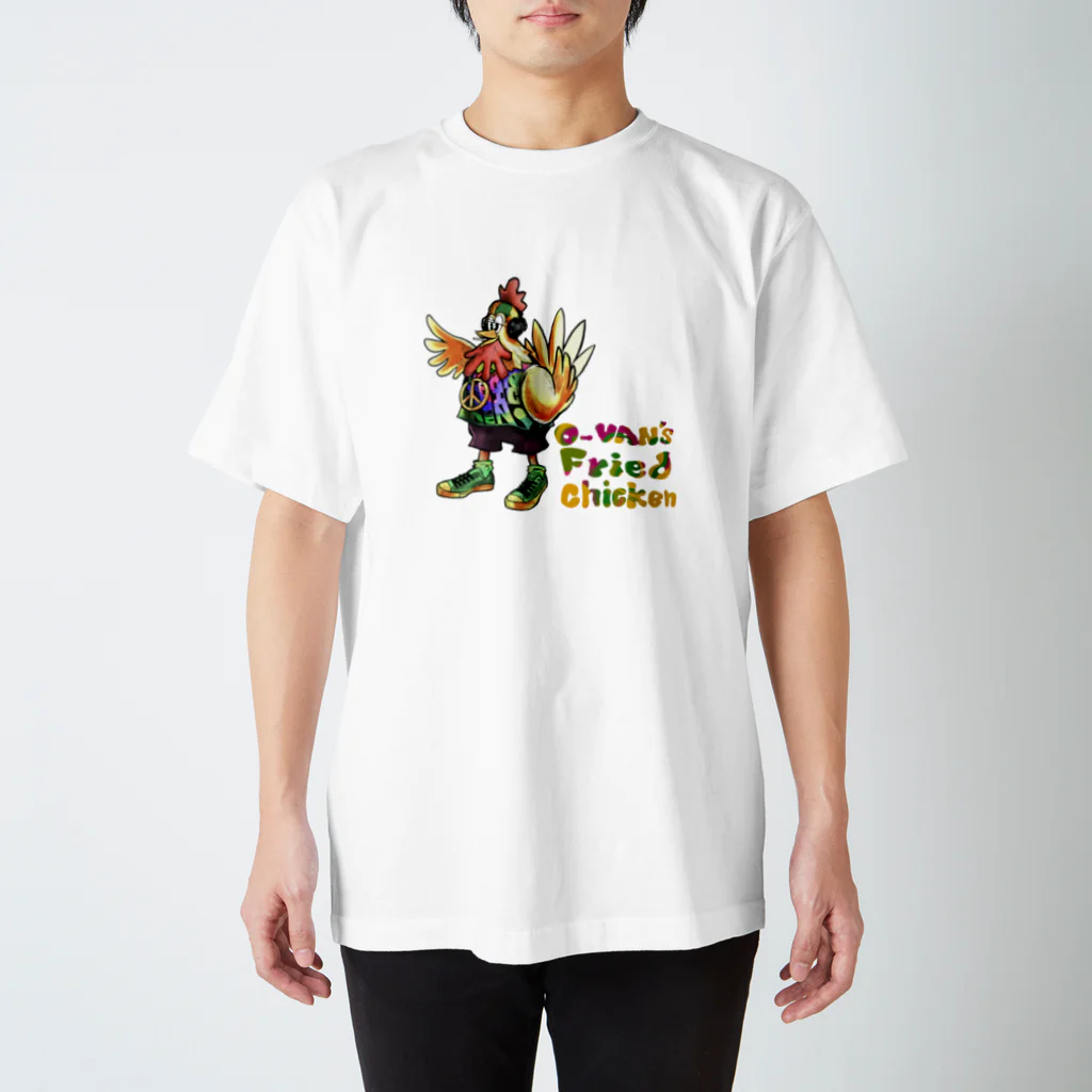 桜盤のfried chicken スタンダードTシャツ