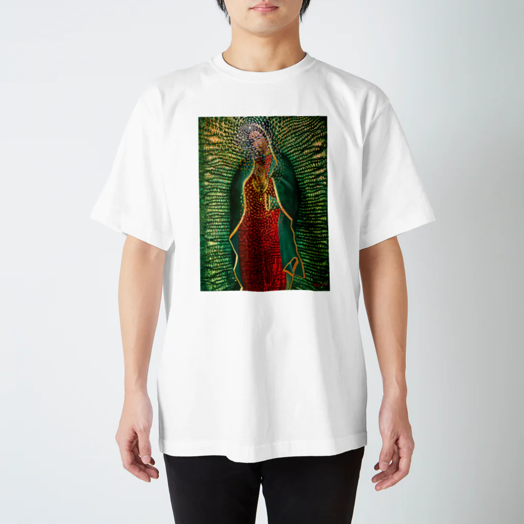 AKeikoのAyahuasca・ペルー聖母アマゾン スタンダードTシャツ