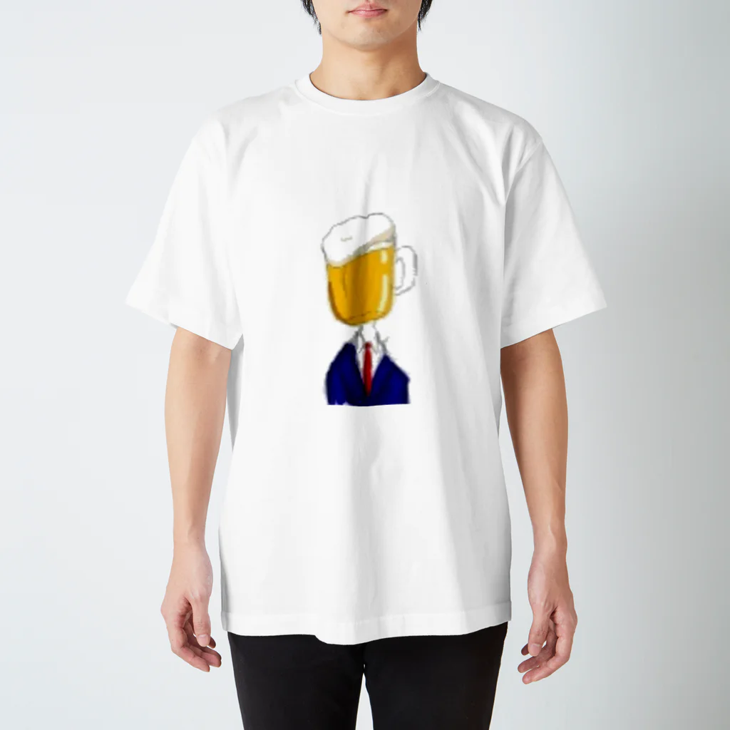 🐅🍷虎夜のビールマン スタンダードTシャツ