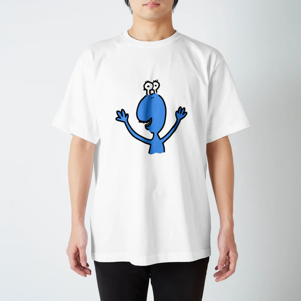 MyPrincessYurinaのYurina’s Blue Alien スタンダードTシャツ