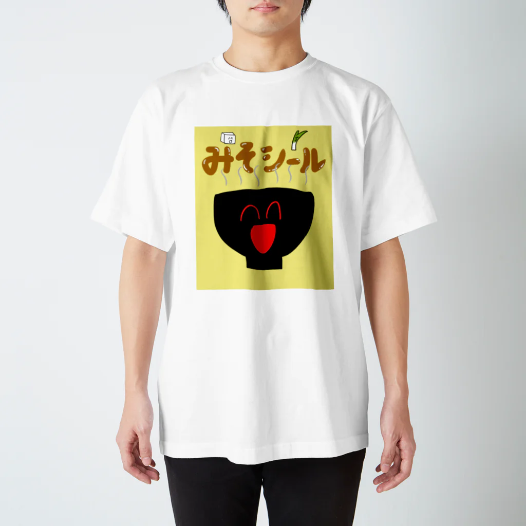 歯のマンガのみそシール スタンダードTシャツ