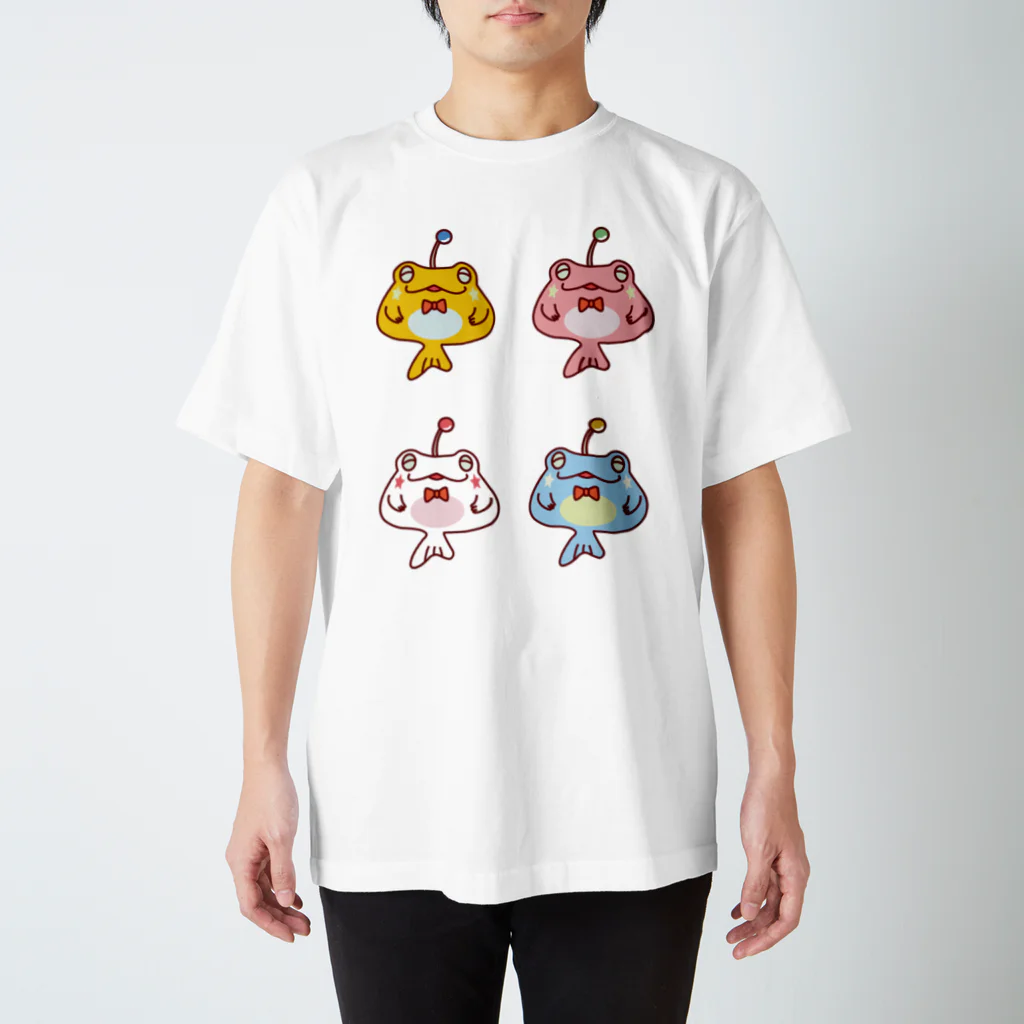 CHURAの４ひきのカエルアンコウ スタンダードTシャツ