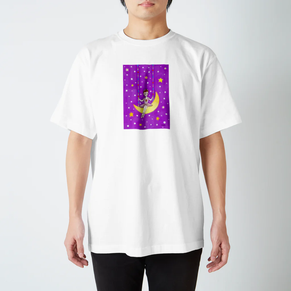 KIRARIの夢色雑貨屋さんの「月のバレリーナ」 スタンダードTシャツ