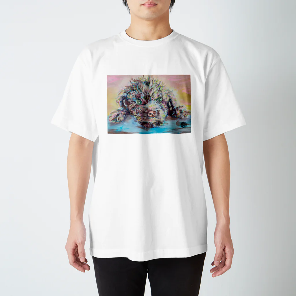 guru.glicoのプードル スタンダードTシャツ