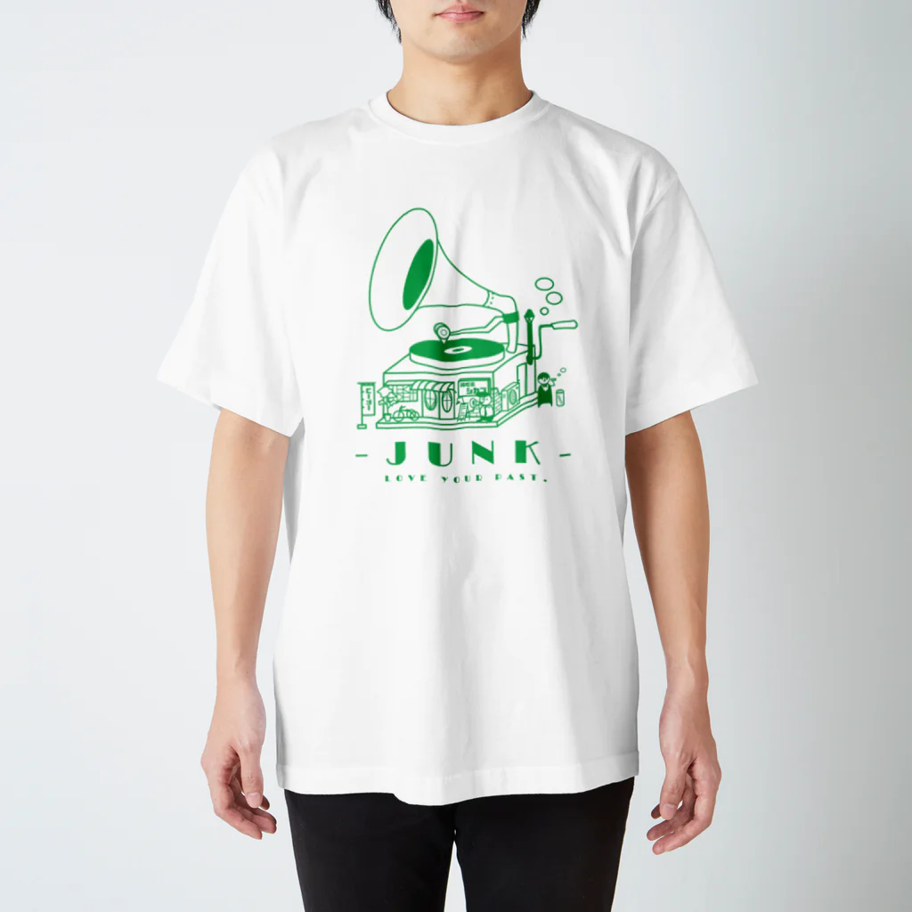mosmos storeのJUNK -green- スタンダードTシャツ