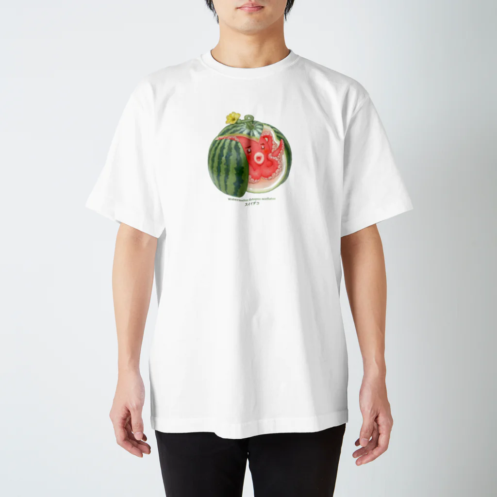 おやさい妖精さんの お店🌱のスイイダコ スタンダードTシャツ