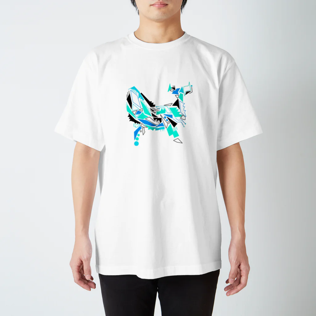 あじさいの鯨 Regular Fit T-Shirt