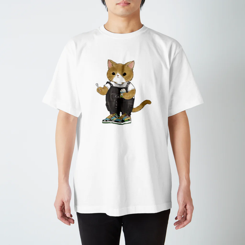 CAT'EM キャッテム　スニーカーを履いた猫のブランドのICE CAT　スニーカーを履いた猫のブランド Regular Fit T-Shirt