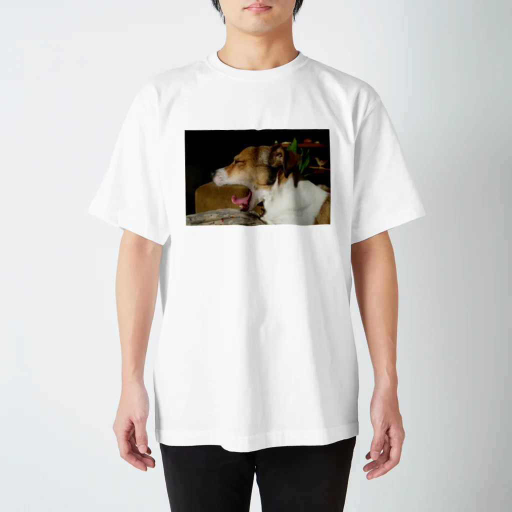 Vincent Bowwowのあくびするビンセントくん Regular Fit T-Shirt