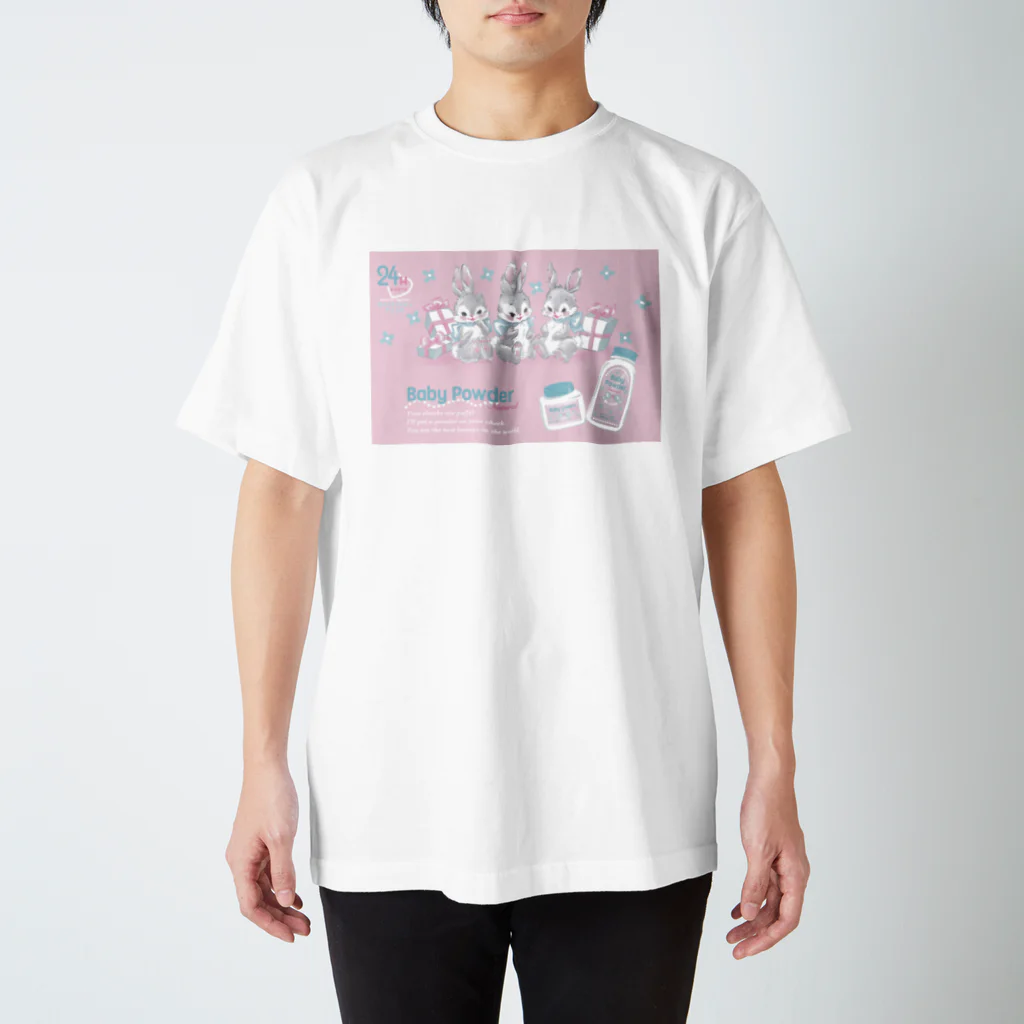 かわうそ🐹Ms LUTRAのbaby powder bunnies スタンダードTシャツ