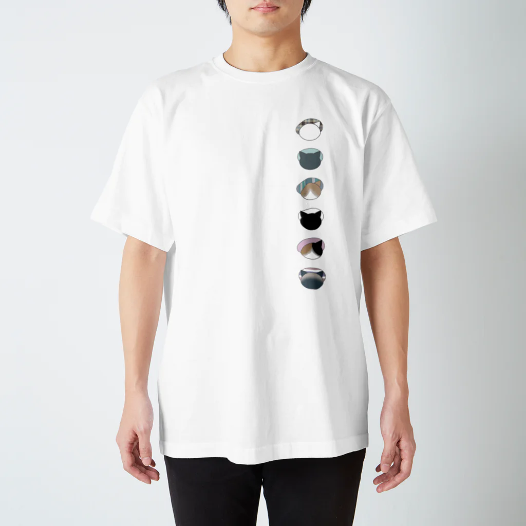 にゃんたまごのベレーのにゃんこ　セクステット（縦） Regular Fit T-Shirt