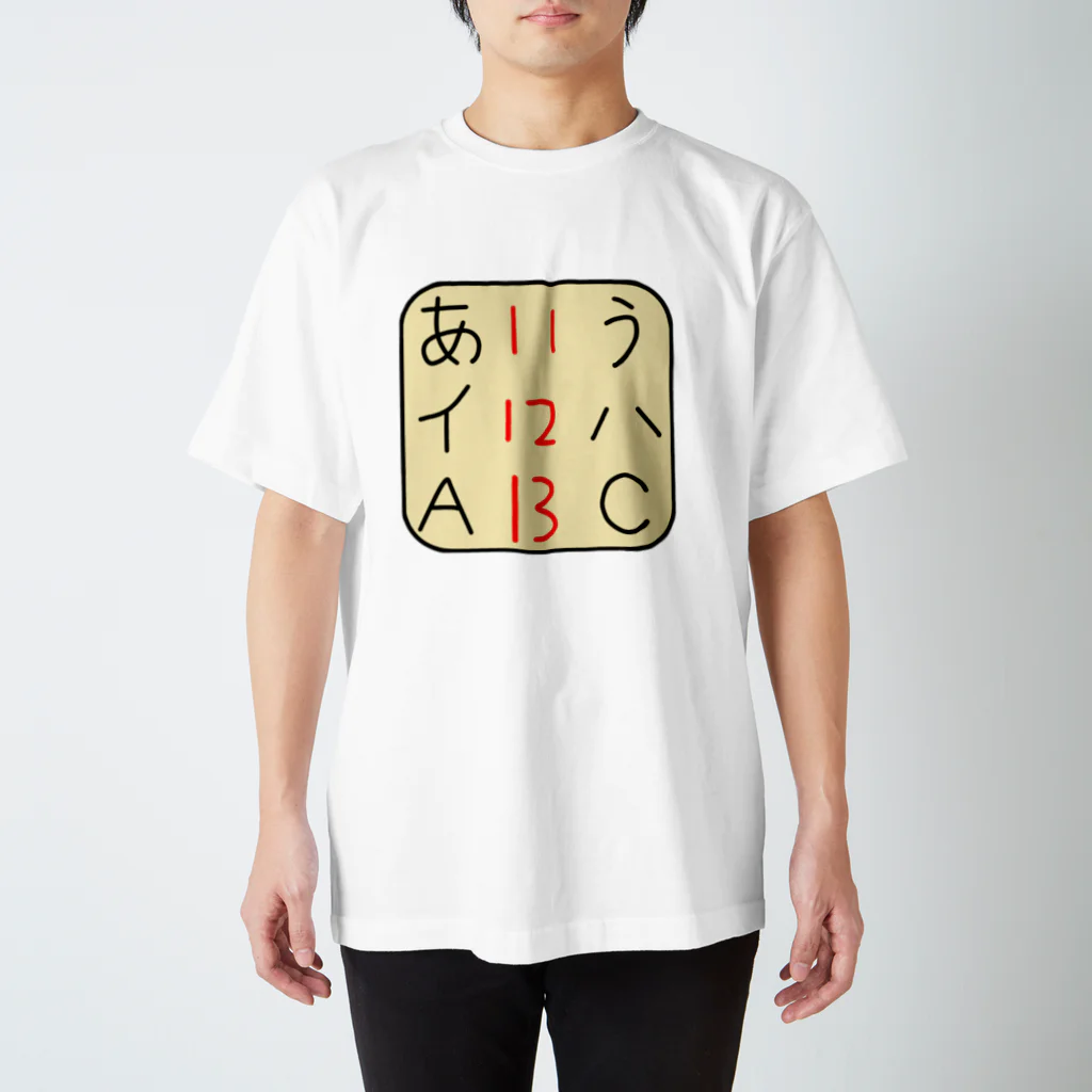 0MEGAの11,12,13 スタンダードTシャツ