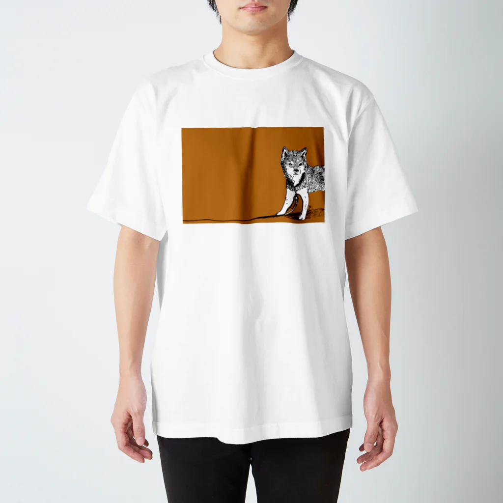 near-oneのくろしばのろくすけ（オツム） スタンダードTシャツ