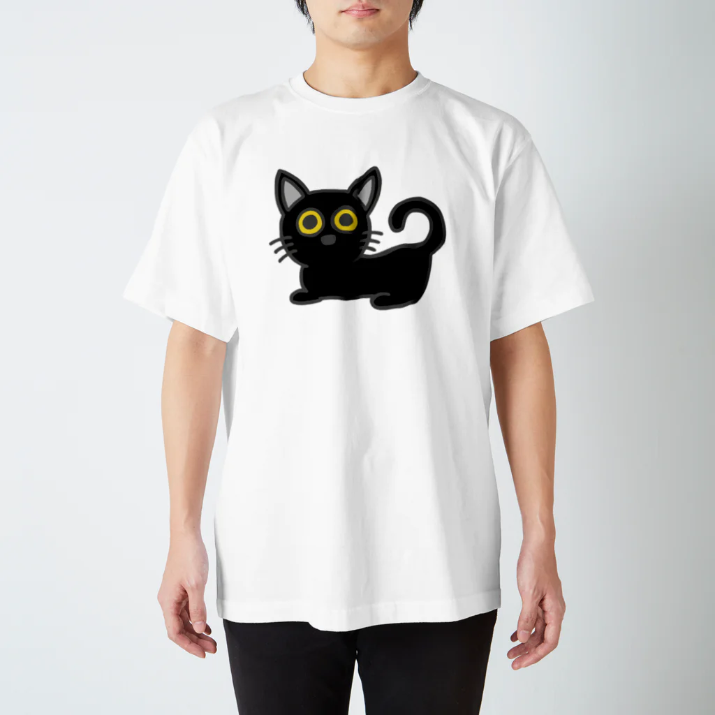ムエックネの黒猫 スタンダードTシャツ