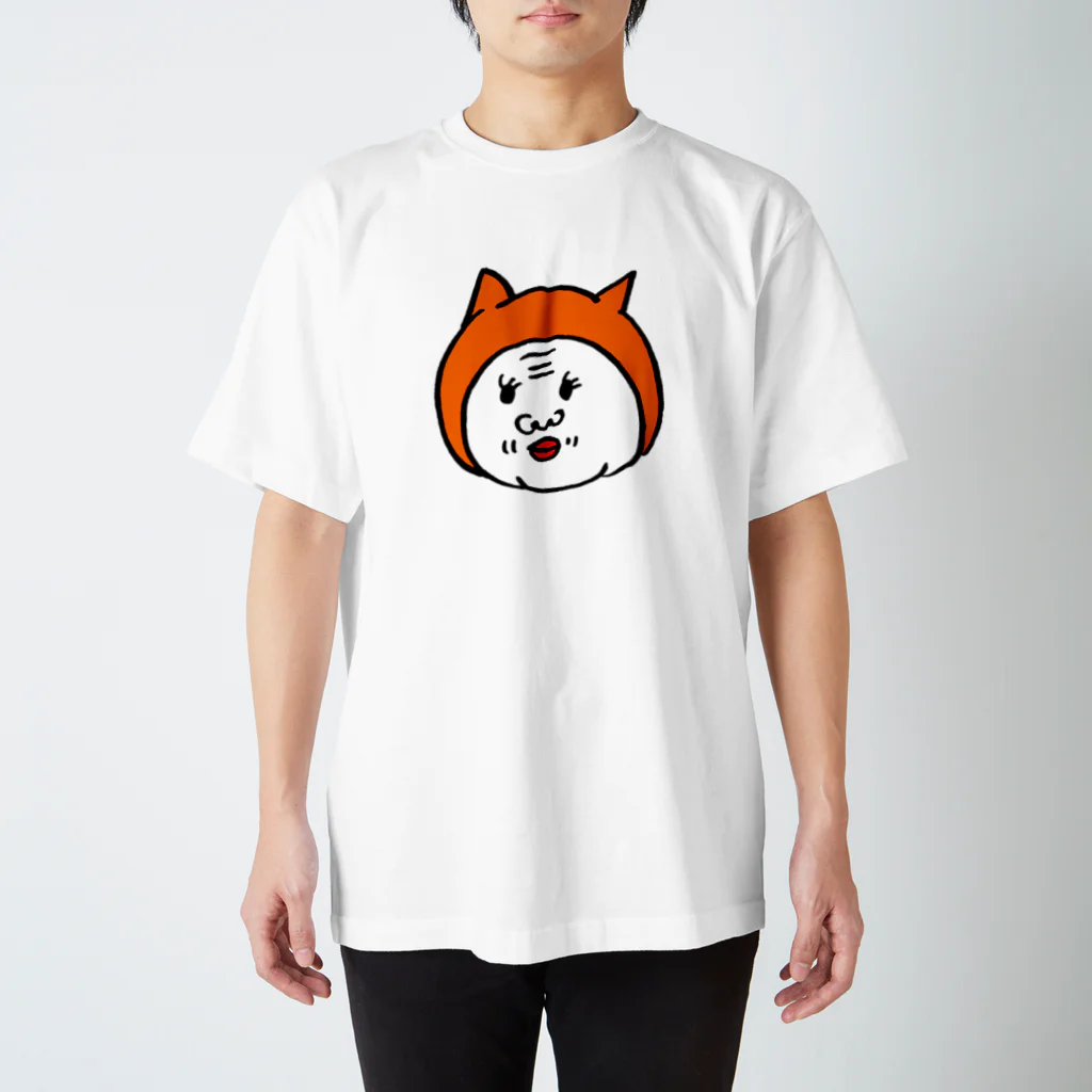 右手リアンうめもと公式の可愛くなったババちゃん スタンダードTシャツ