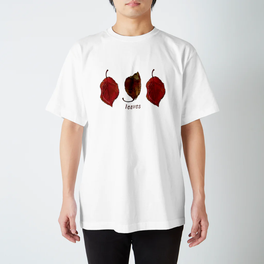 Gallery ek tawido(ギャラリー エク タウィド)のleaves Regular Fit T-Shirt