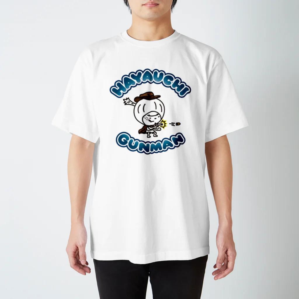 きくのらくがきのHAYAUCHI GUNMAN スタンダードTシャツ