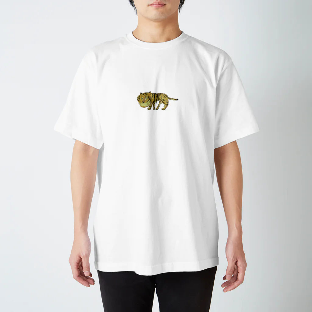 アキタ屋 #ダンボールアート✂︎のトラ年の虎 Regular Fit T-Shirt
