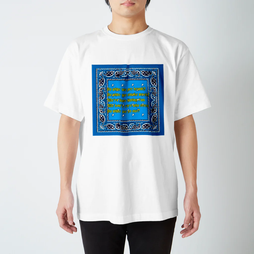 SUKERのペイズリー柄 スタンダードTシャツ