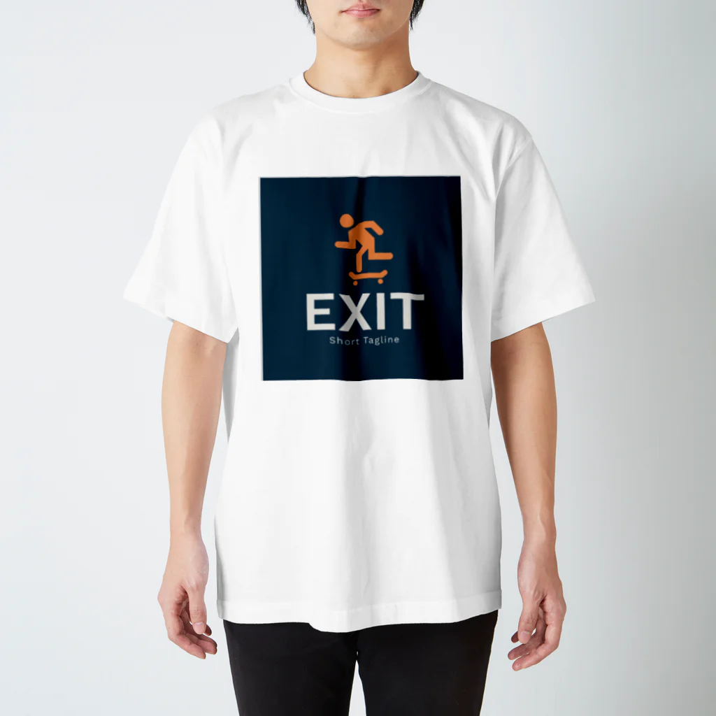 skate shopのskate exit スタンダードTシャツ