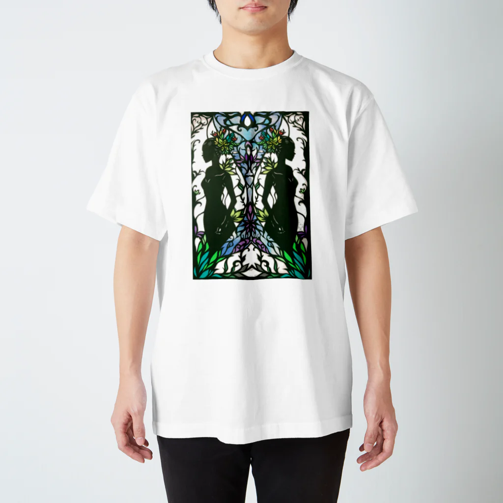 切り絵作家　MiHoの『自立』 スタンダードTシャツ