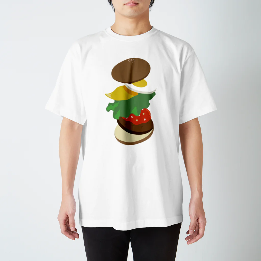 AWESOME HAMBURGERのエッグチーズバーガー Regular Fit T-Shirt