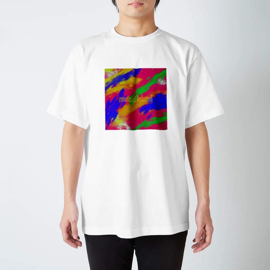 地味しじみのrooted island スタンダードTシャツ