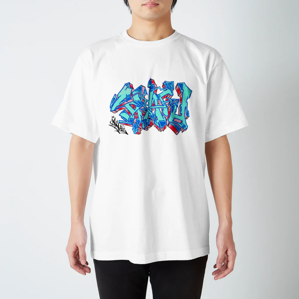 あさぎのgraffiti 「SNAFU」　Ver.color Regular Fit T-Shirt