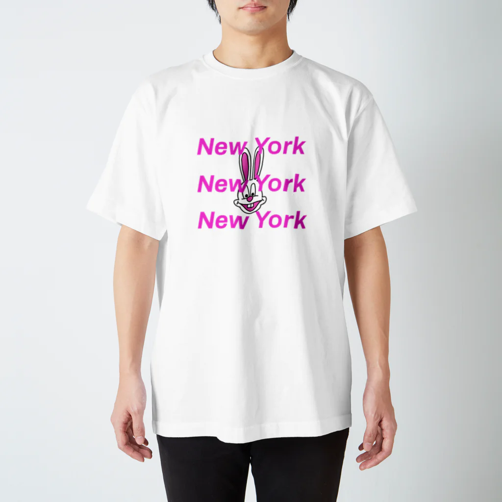 disney-risaのNew York rabbit  Regular Fit T-Shirt