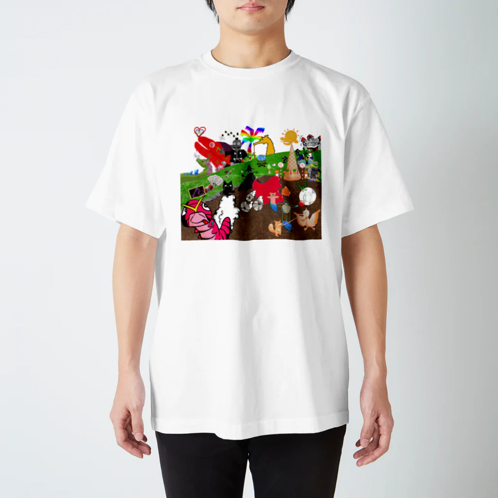 避役の避役2021 スタンダードTシャツ