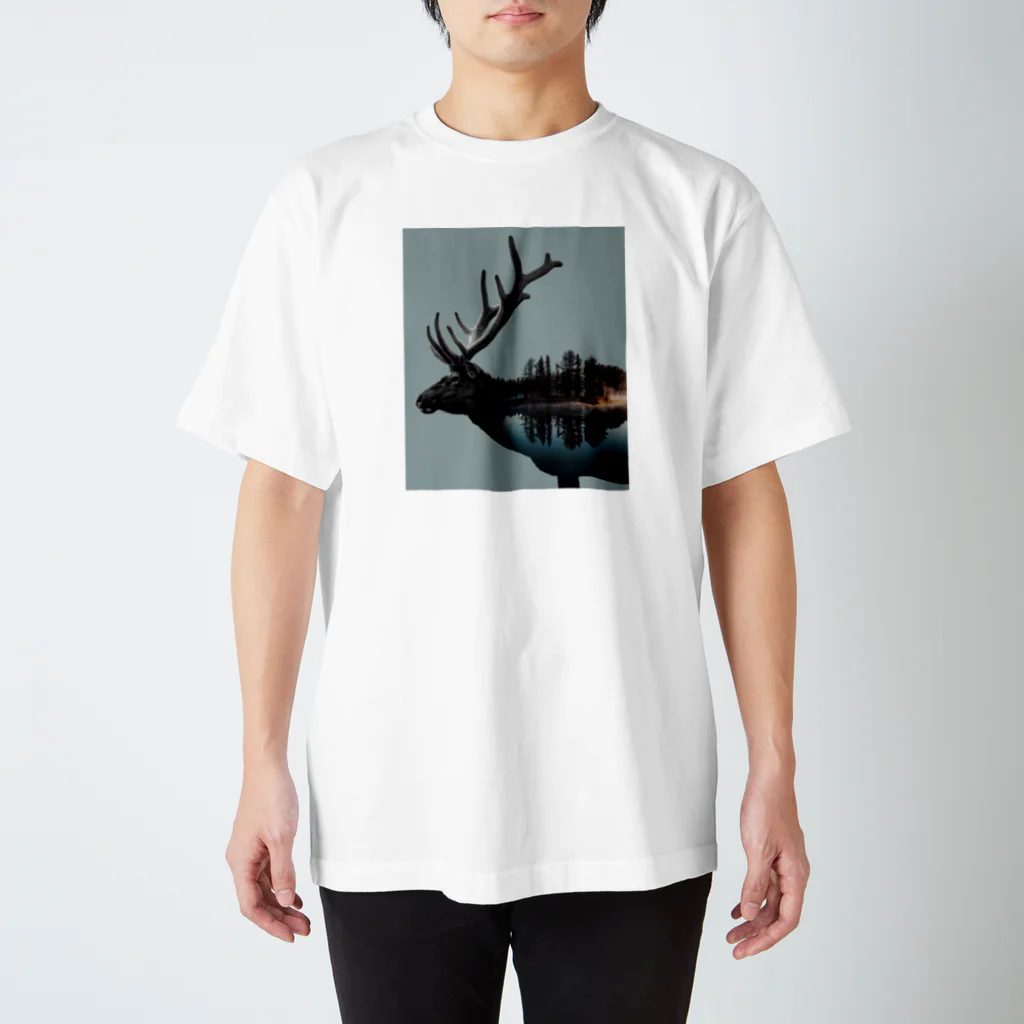 8kHz SHOPのdeer_Tシャツ スタンダードTシャツ